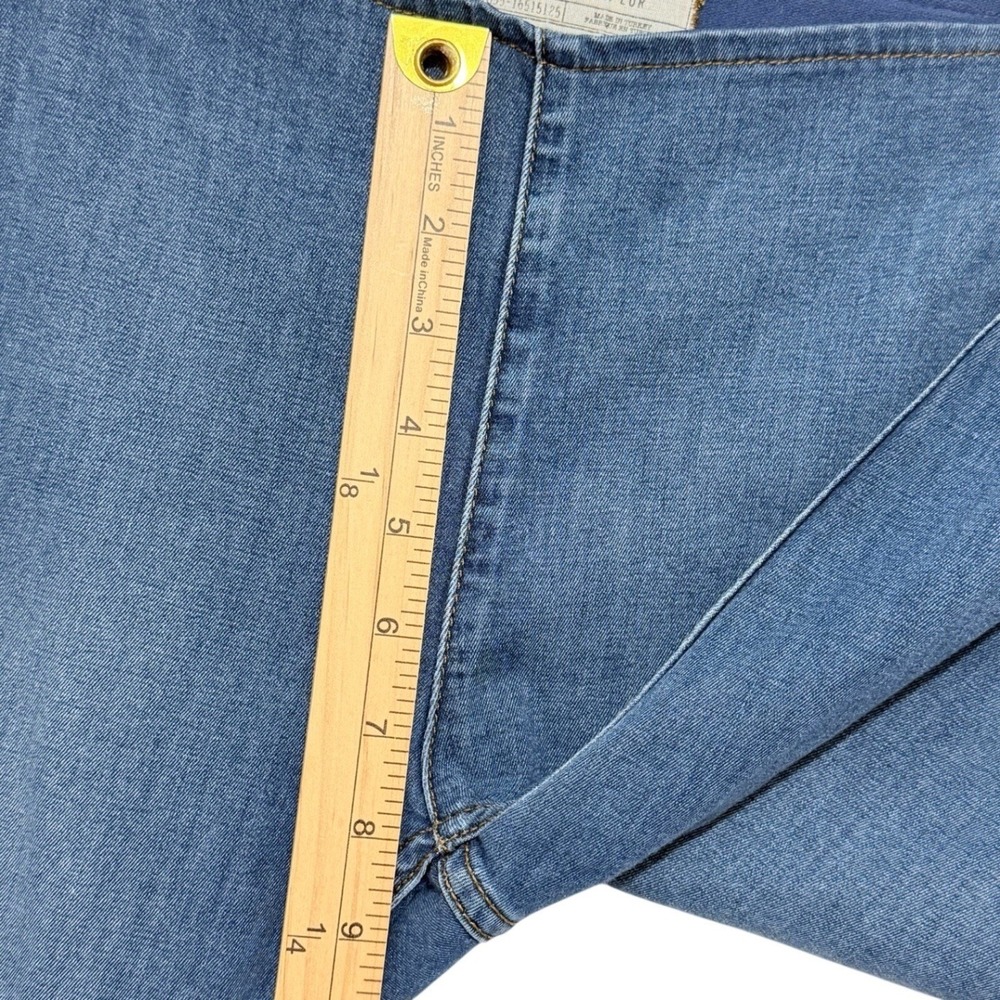 Free People Flare Jeans Womens Size 26 Pull On Stretch Bell Bottom Low Rise - Picture 5 of 10